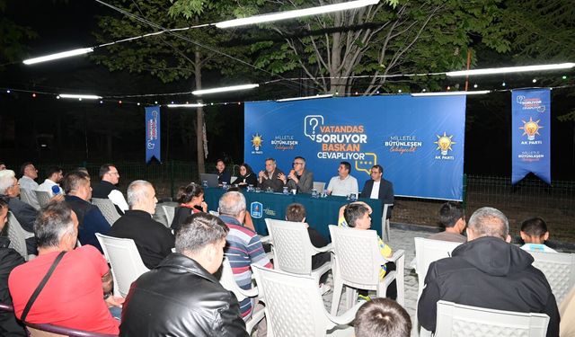 Seydişehir’de ortak akıl buluşması: Başkan Ustaoğlu Pınarbaşı sakinleriyle bir araya geldi