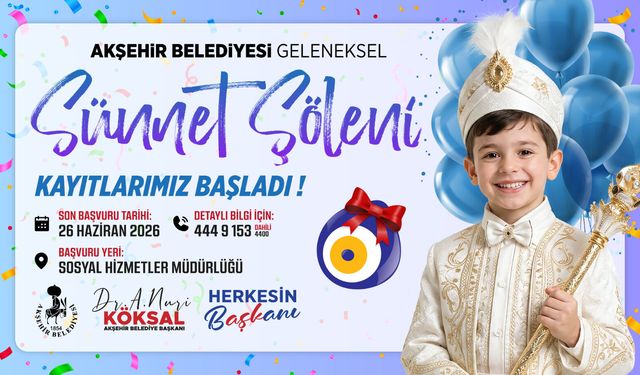 Konya’da dayanışma ruhu canlanıyor: Geleneksel Sünnet Şöleni için kayıtlar başladı!
