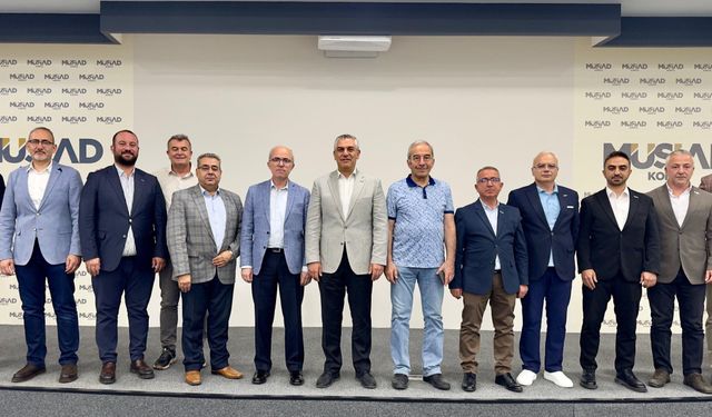 MÜSİAD Konya’da güç birliği: Dev şirketlerin yöneticileri yeni üyelerle bir araya geldi