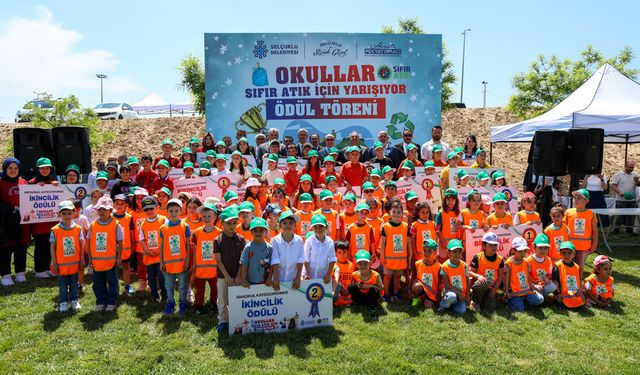 Konya’da 206 ton atık toplayan minikler rekora koştu!