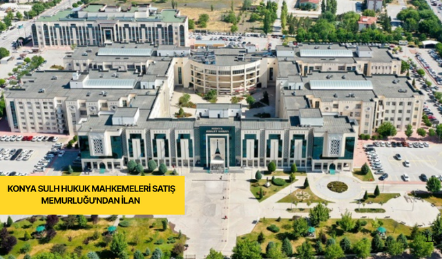 Konya Sulh Hukuk Mahkemeleri Satış Memurluğu'ndan ilan