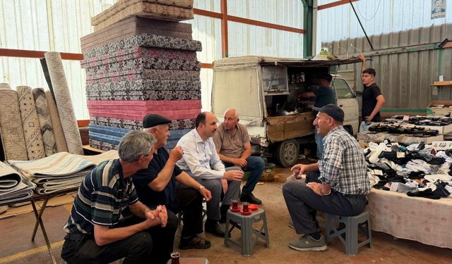 Başkan Altay Karkent Pazarı'nda Konyalılarla buluştu!