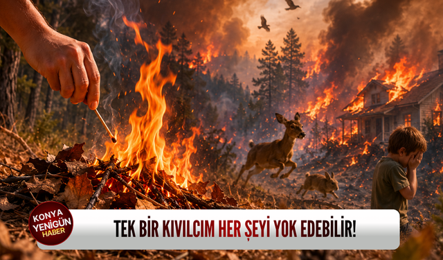 Tek bir kıvılcım her şeyi yok edebilir!