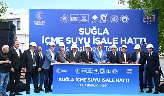 13 mahalleye can suyu geliyor! Konya’da dev yatırımın temeli atıldı