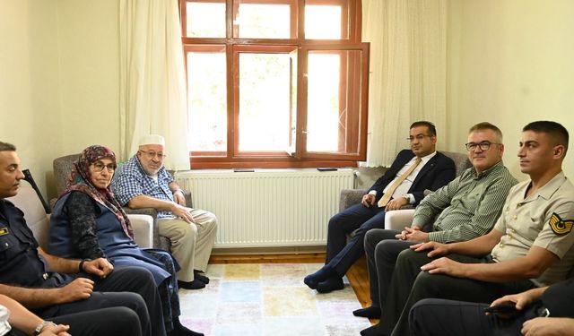 Konya’da anlamlı buluşma: Şehit Muhsin Kiremitçi’nin ailesine vefa ziyareti!