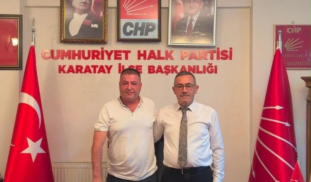 CHP Karatay İlçe Başkanı Ali Yücel oldu