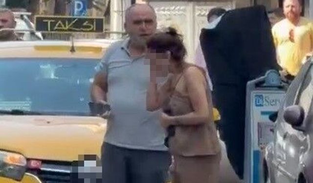 Takside yol tarifi kavgası: Biber gazı ve yumruklar havada uçuştu