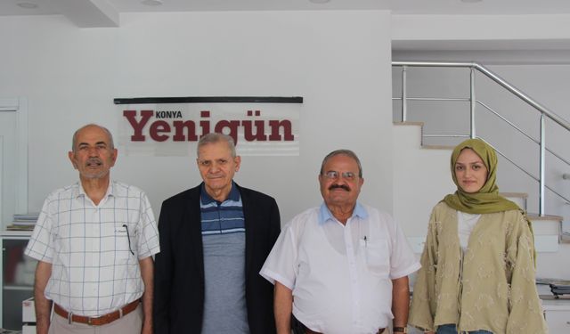 İçeri Çumralılar Eğitim Kültür Çevre ve Dayanışma Derneği Konya Yenigün Gazetesi’ni ziyaret etti!