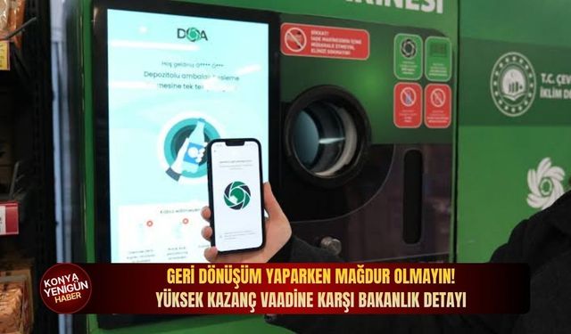 Geri dönüşüm yaparken mağdur olmayın: Yüksek kazanç vaadine karşı bakanlık detayı!