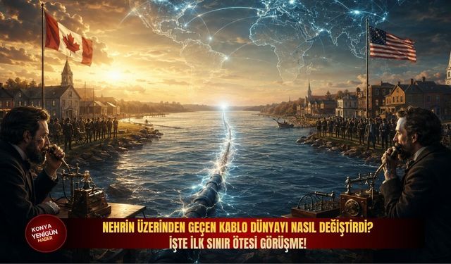 Nehrin üzerinden geçen kablo dünyayı nasıl değiştirdi? İşte ilk sınır ötesi görüşme!