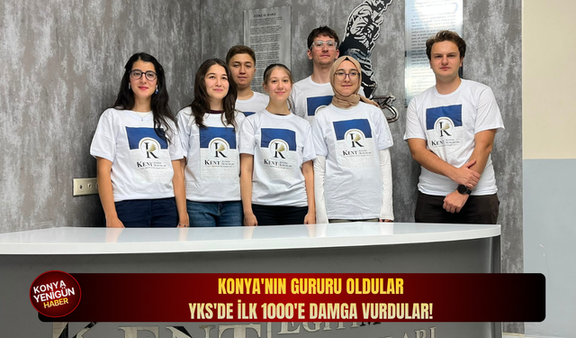 Konya'nın gururu oldular: YKS'de ilk 1000'e damga vurdular!