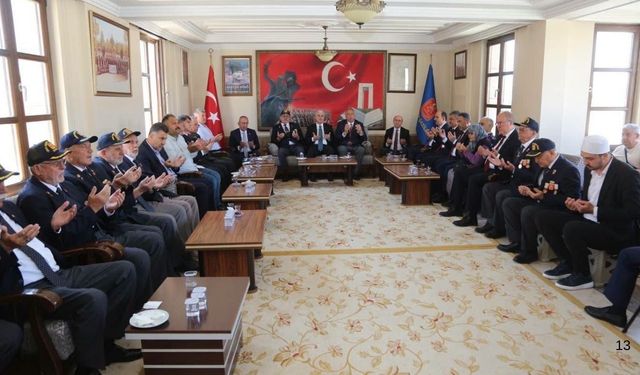Vatan kahramanlarına Meram’da vefa buluşması: "Fedakarlıklarınız asla unutulmayacak"