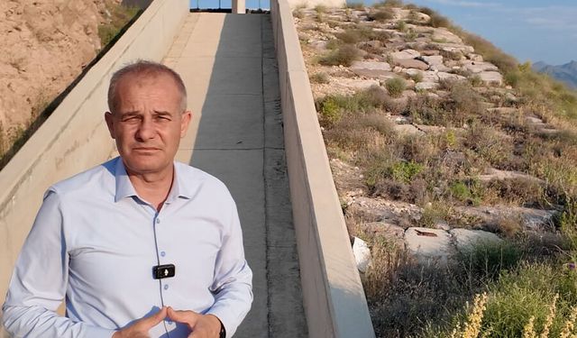 'Can suyu beklenen havzada koyunlar otluyor!'