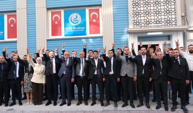Konya Ülkü Ocakları’nda üst düzey ziyaret: Mustafa Kalaycı gençlerle buluştu!