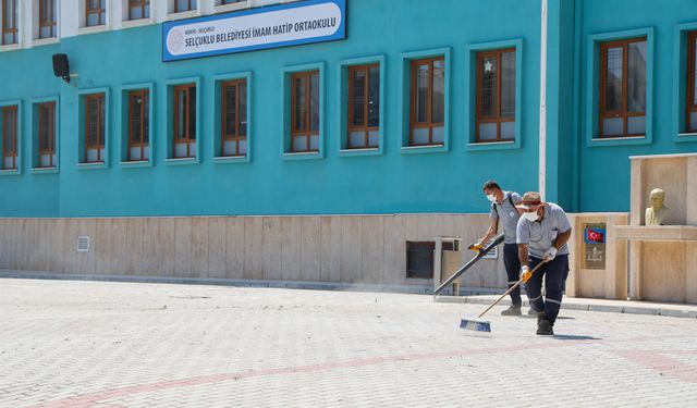 Selçuklu’da okullarda yeni eğitim yılı mesaisi başladı