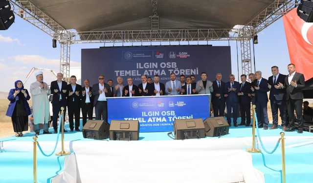 Ilgın OSB’de tarihi gün: Altyapı atıldı!