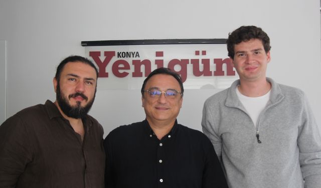 Büyükşehir Basın Müdürü Cemil Anıl Doğan Konya Yenigün Gazetesi'ni ziyarette bulundu