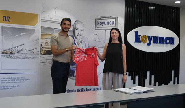 Koyuncu Grup’tan spora destek: Milli atlet Abdullah Ilgaz ile imzalar yeniden atıldı!