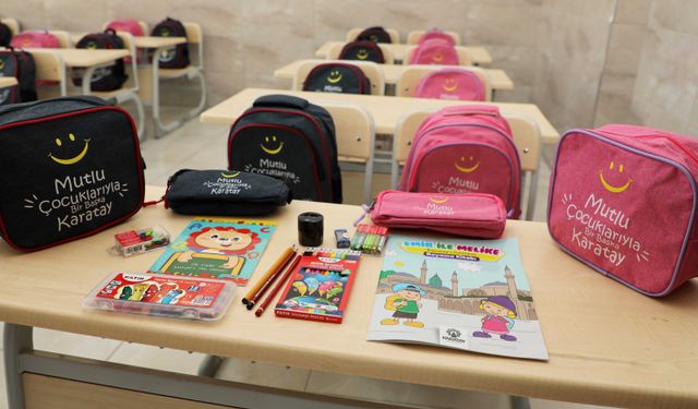 Karatay’da büyük eğitim jesti: 9 bin minik öğrenciye kırtasiye desteği!