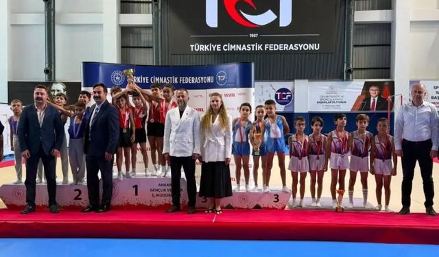 Konya cimnastik takımı Türkiye’nin en iyileri arasında!