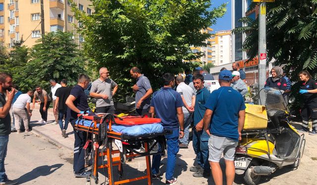 Ereğli’de trafik kazası: PTT kuryesi yaralandı!