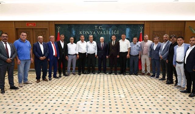 Konya Valisi İbrahim Akın muhtarlarla masaya oturdu!