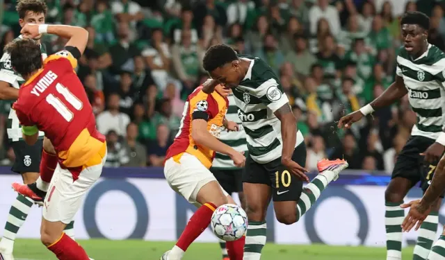 Galatasaray'dan Şampiyonlar Ligi'ne kötü başlangıç: Sporting deplasmanında 3-1'lik mağlubiyet