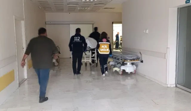 Beyşehir’de kamyon kasasından düşerek yaralandı!