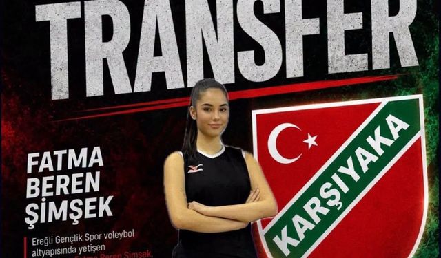 Ereğli Gençlik Spor’da altyapı meyvesini verdi: Fatma Beren Şimşek Karşıyaka’da!
