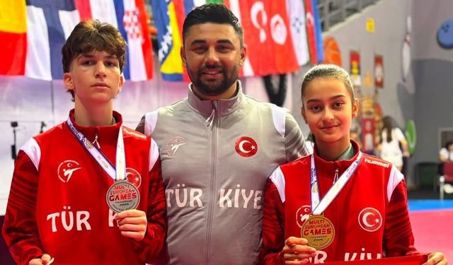 Konya sporunun yükselen yıldızlarından uluslararası çifte derece!