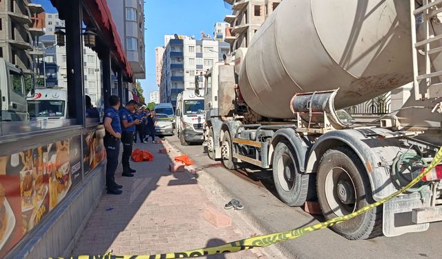 Beton mikserin altında can verdi! Feci kaza…