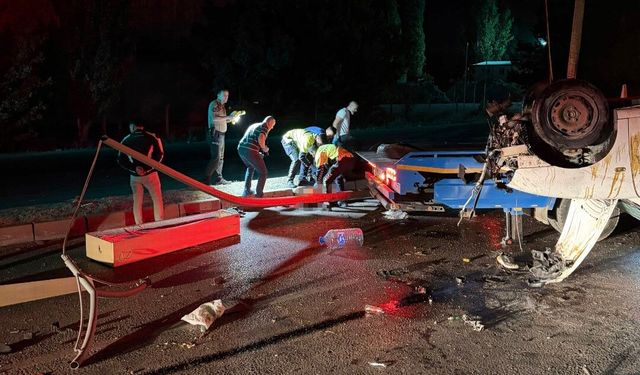 Sürücü hakimiyetini kaybetti, canından oldu…