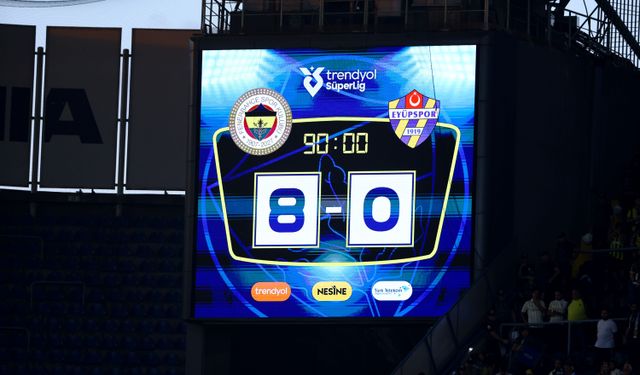 Fenerbahçe'den tarihi galibiyet!