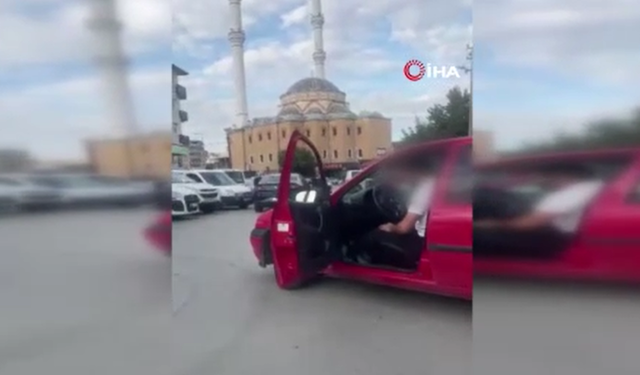 Trafikte öfke patlaması: Sürücüye ölüm tehditleri yağdırdı!