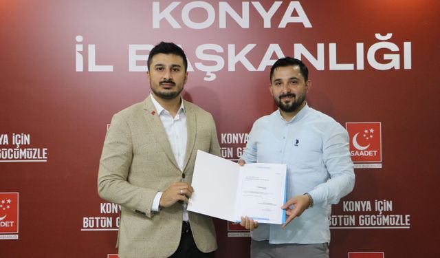 Saadet Partisi Konya Gençlik Kollarına Harmancı atandı