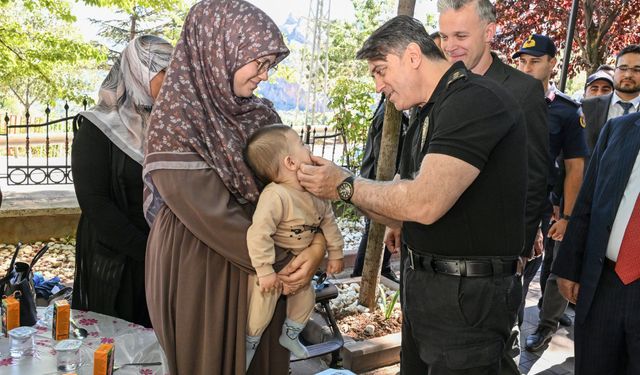Konya emniyetinde vefa buluşması: Merhum Polis Memuru Hüseyin Acar işte böyle anıldı…