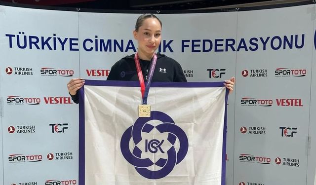 Konya’nın cimnastikteki gururu: Liva Nur Yalçın Türkiye şampiyonu oldu!