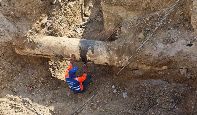 Konya'da bir mahallenin içme suyu altyapısı yenilendi