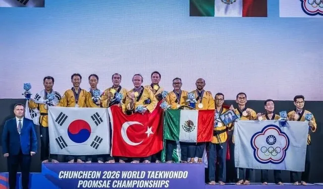 Dünya Tekvando Poomsae Şampiyonası'nda Türkiye'den altın kapanış!