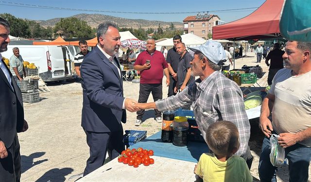 Milletvekili Özer Güneysınır’da! İlçenin taleplerini yerinde dinledi