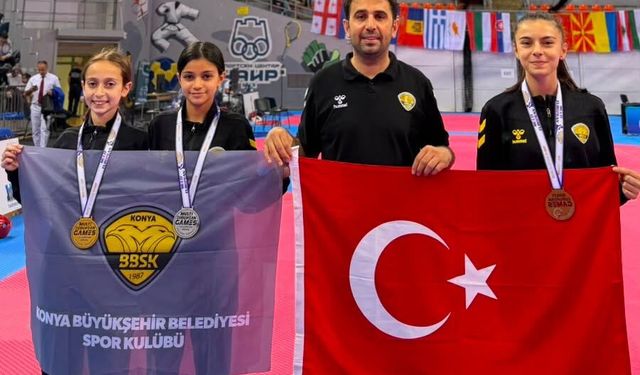Sırbistan'da tatamiye damga vuran Konyalı gençlerden dev başarı