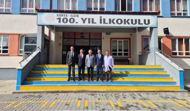 Konya İl Milli Eğitim Müdürü Murat Yiğit Ilgın’da okulları ziyaret etti