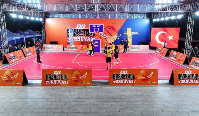 Ecdad Parkı'nda 3x3 basketbol heyecanı!