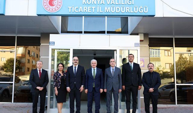 Vali Akın'dan yeni Ticaret İl Müdürüne ziyaret