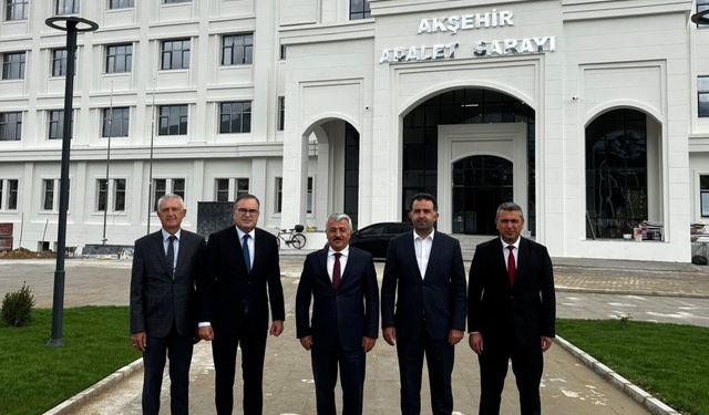 Akşehir protokolünden yeni adalet sarayına ziyaret!