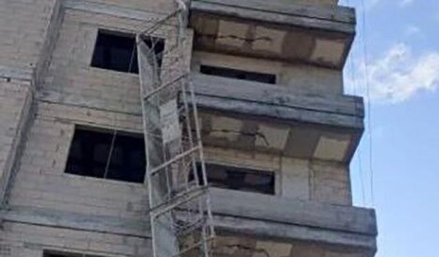 İnşaatta feci kaza! İskele çöktü! Kahreden haber geldi…