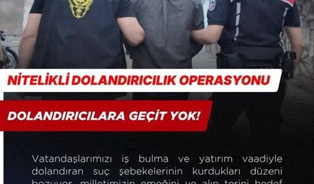Dolandırıcılara nokta operasyon! 16 milyon TL'lik vurgun...