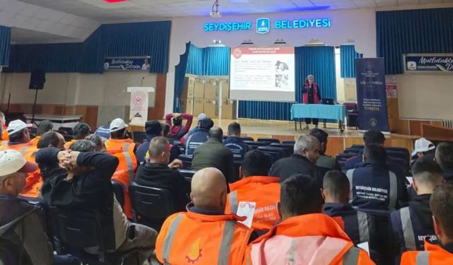 Seydişehir’de sağlıklı ve güvenli toplum için saha eğitimi!