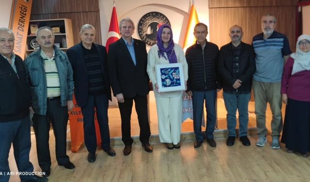 Konya’da kültür ve sanat insanlarını buluşturan anlamlı ziyaret