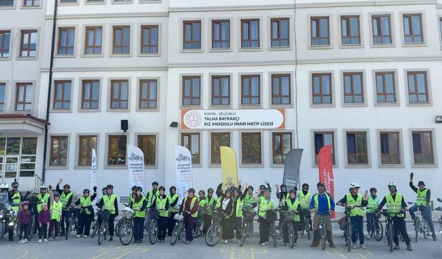 "Bisiklet Dostu Okul" ile öğrenciler pedal çeviriyor